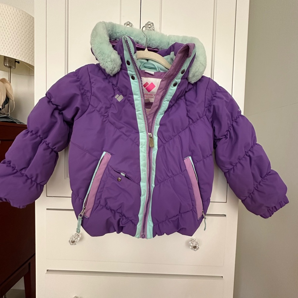 Obermeyer purple child ski/winter jacket size 6